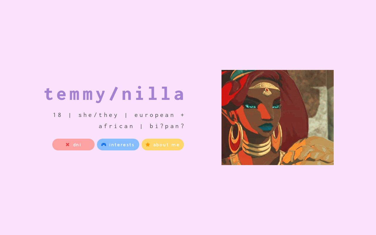 Carrd profile picture for @temmy